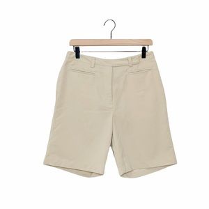 Tommy Hilfiger Preppy Y2K Khaki Beige Long Shorts Women's 6
